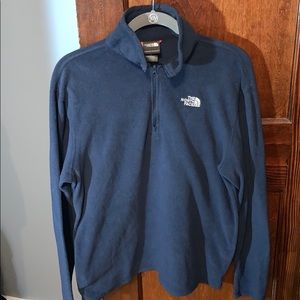 Navy blue The North Face 1/4 Zip.